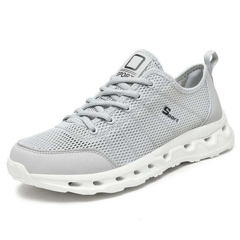 Summer New Hollowed-out Mesh Breathable Casual Sports Running Shoes