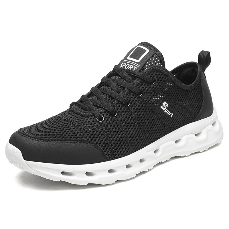 Summer New Hollowed-out Mesh Breathable Casual Sports Running Shoes